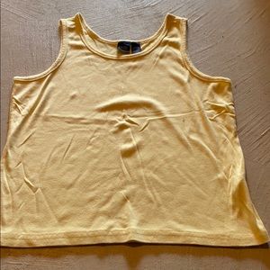 🌸 Basic Edition Yellow Tank Top